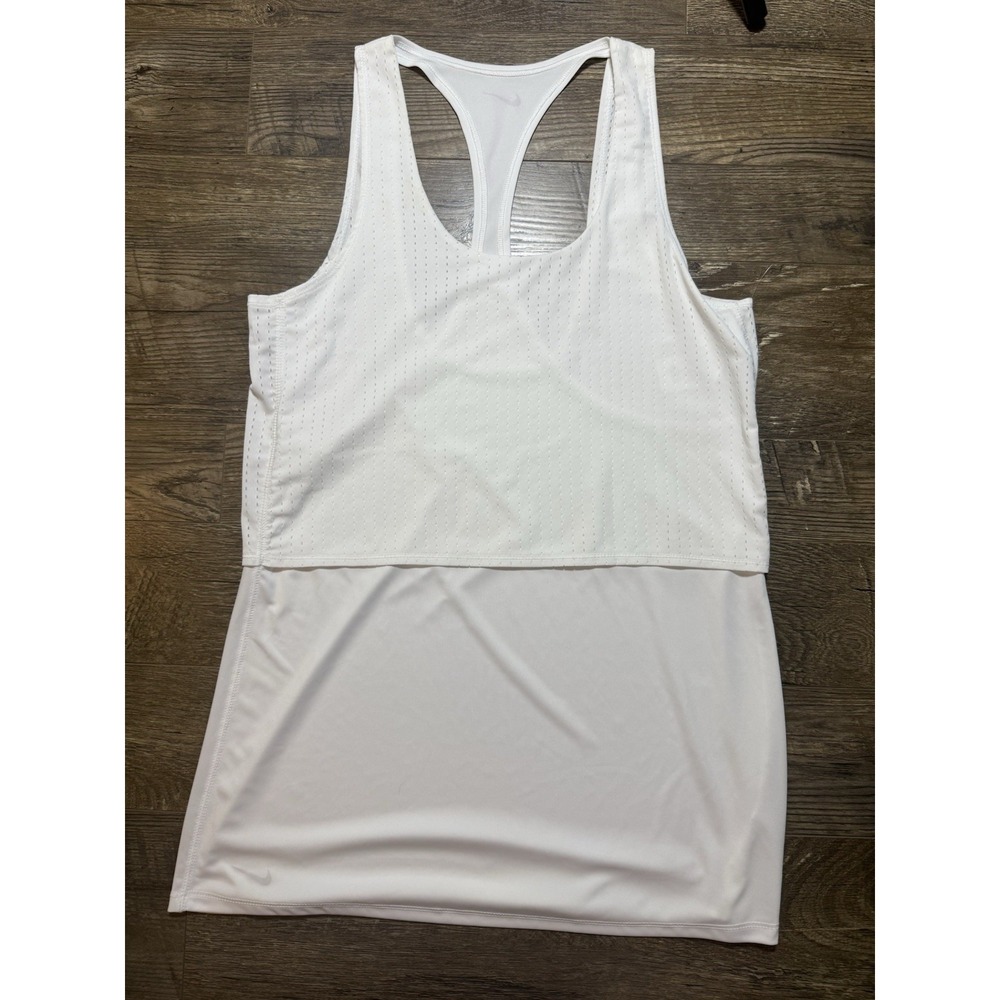 Nike Women's‎ Sport Mesh Dress Swim Cover-Up White Small Beach Sport